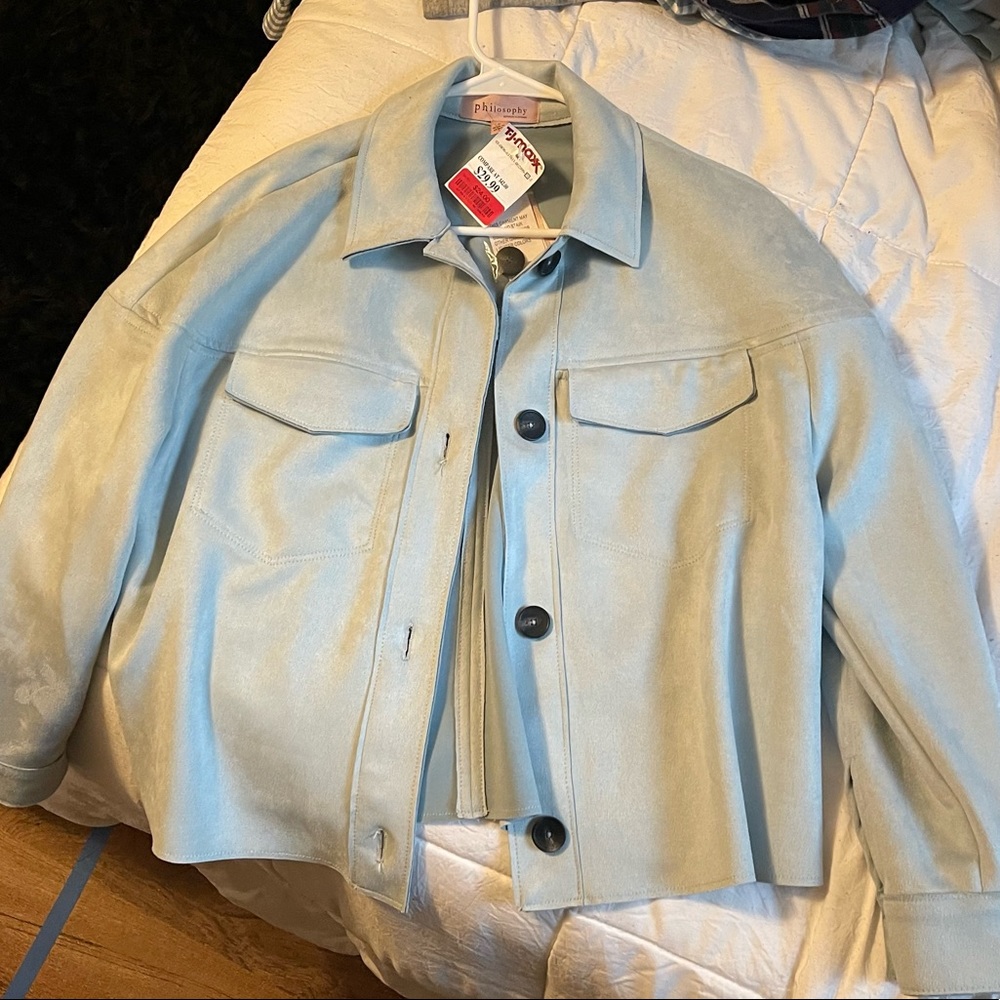 Ice blue Philosophy jacket